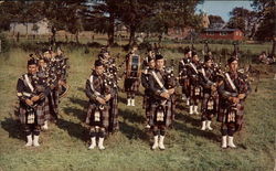 Royal Canadian Air Force Pipe Band Postcard
