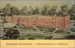 Missions Building Indianapolis, IN Postcard Postcard