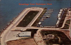 Dubuque Marina Iowa Postcard Postcard