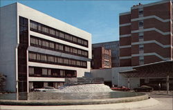University of Iowa - Entrance to the University Hospital Postcard