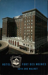 Hotel Fort Des Moines Postcard