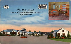 The Major Court Postcard