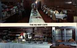 The Nu-Way Cafe Clayton, NM Postcard 