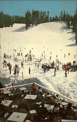 Snowflake Room and ski slope Yosemite National Park, CA Postcard Postcard