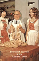 Bratwurst Beauties Postcard