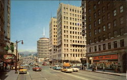 Famous Corner "Hollywood and Vine" Postcard