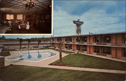 Thunderbird Motor Inn, Country Kitchen Restaurant and Lounge Postcard