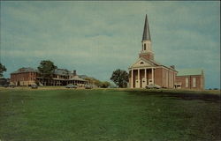Campus Scene, Arkasas College Postcard