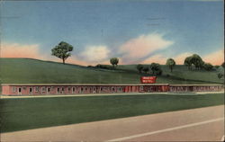 Andrews Motel, Cambridge, Ohio Postcard