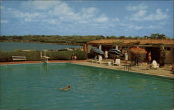 Swimming pool at Southampton Beach Club New York Postcard Postcard