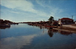 Costello's Fishing Station at Hampton Bays Postcard