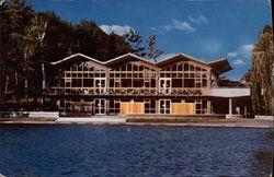 Restaurant Pres du Lac Aux Castors Postcard