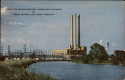 Trinidad Steam Electric Generating Station of Texas Power and Light Company Postcard