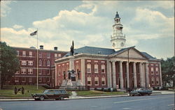 Municipal Building and Auditorium Webster, MA Postcard Postcard