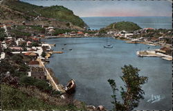 Gustavia vu du Fort Gustave Saint Barthelemy Caribbean Islands Postcard Postcard