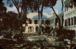 Courtyard of Government House Postcard