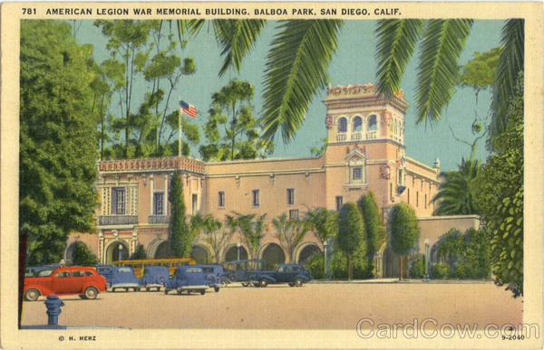 American Legion War Memorial Building, Balboa Park San Diego California