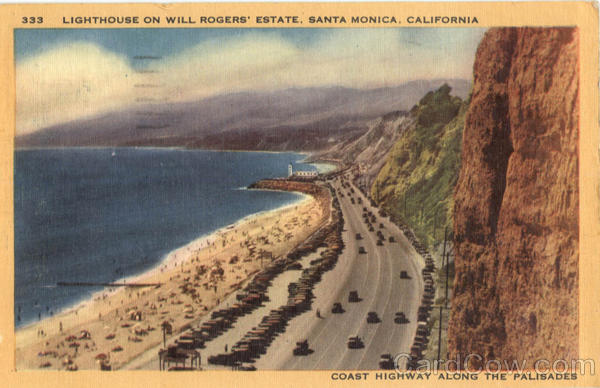 Light house On Will Rogers Estate Santa Monica California