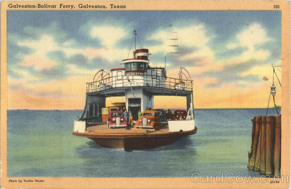 Galveston - Bolivar Ferry Texas