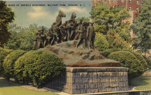 Wars Of America Monument, Military Park Newark New Jersey