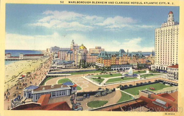 Marlborough Blenheim and Claridge Hotels Atlantic City New Jersey