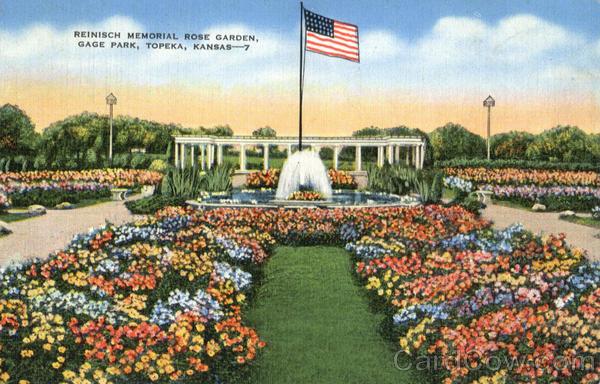 Reinisch Memorial Rose Garden, Gage Park Topeka Kansas