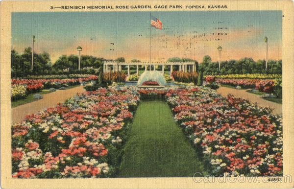 Reinisch Memorial Rose Garden, Gage Park Topeka Kansas