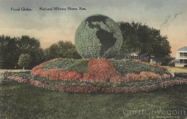 Floral Globe, National Military Home Leavenworth Kansas