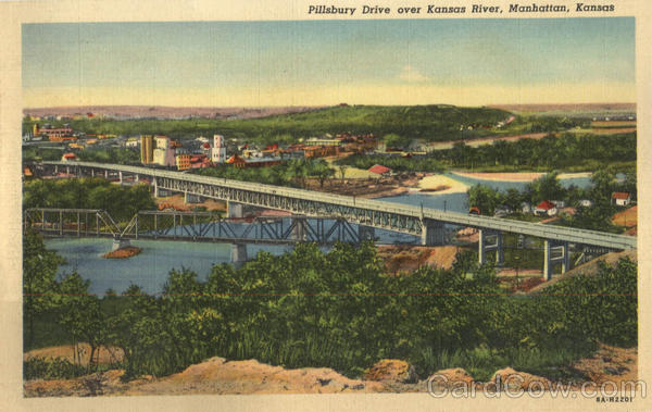 Pillsbury Drive Over Kansas River Manhattan