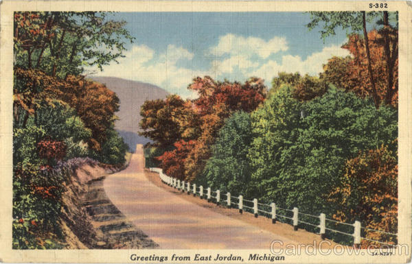 Greetings From East Jordan Michigan