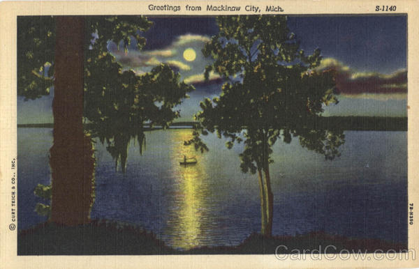 Greetings From Mackinaw City Michigan