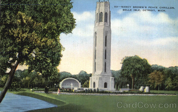 Nancy Brown's Peace Carillon, Belle Isle Detroit Michigan Nancy Brown's Peace Carillon, Belle Isle Detroit Michigan