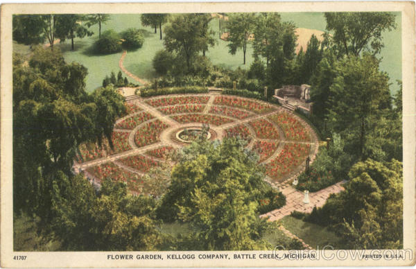 Flower Garden, Kellogg Company Battle Creek Michigan