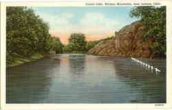 Sunset Lake, Wichita Mountain Near Lawton, OK Postcard Postcard