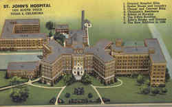 St. John's Hospital, 1923 South Utica Tulsa, OK Postcard Postcard