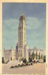 Boston Avenue Methodist Episcopal Church South Tulsa, OK Postcard Postcard