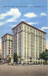 Hotel Hamilton, 14th and K Sts, N. W. Postcard