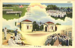 US Navy Views - Sailors Postcard