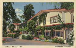 Santa Maria Inn California Postcard Postcard