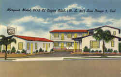 Morgan's Motel, 5115 El Cajon Blvd Postcard