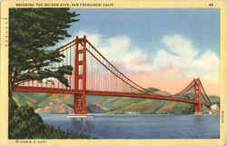 The Golden Gate Bridge San Francisco, CA Postcard Postcard