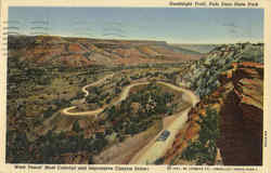 Goodnight Trail, Palo Duro State Park Postcard