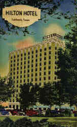 Hilton Hotel Lubbock, TX Postcard Postcard