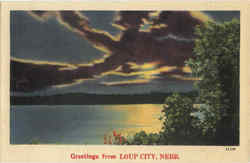 Greetings From Loup City Postcard