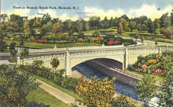 Bview in Branch Brook Park Newark, NJ Postcard Postcard
