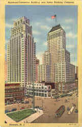 Raymond Commerce Building And Essex Banking Company Postcard