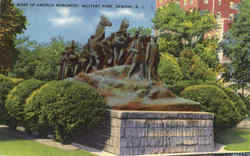 Wars Of America Monument, Military Park Postcard