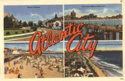 Atlantic City New Jersey Postcard Postcard