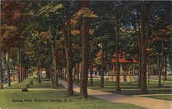 Spring Park Richfield Springs, NY Postcard Postcard