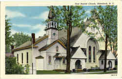 First Baptist Church Rhinebeck, NY Postcard Postcard